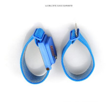 China Manufacturer Blue Hand Safety Wireless Antistatic ESD Wrist Band